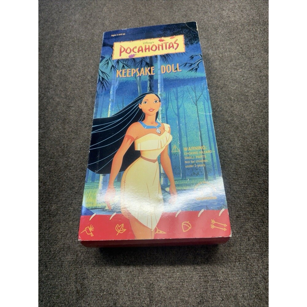 Applause Disney Pocahontas Keepsake 15" Vinyl Doll In Classic Outfit 1990s NIB